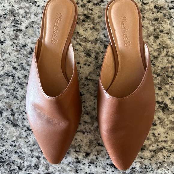 MADEWELL brown flat mule size 7 1/2 - Picture 4 of 7
